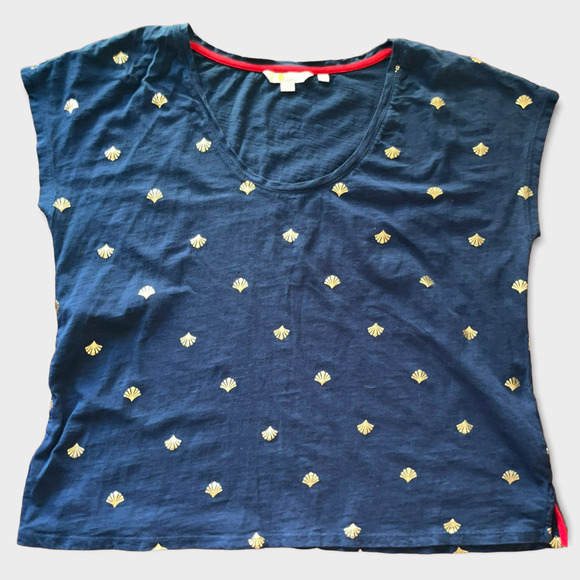 Boden top with gold design sz 4 EUC - Picture 1 of 2
